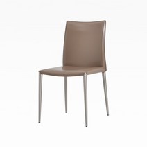 OHS-206 천연가죽 스텐의자, 샌드