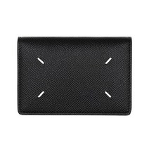 [메종마틴마르지엘라] (당일) 22FW 메종 마르지엘라 스티치 바이폴드 블랙 카드지갑 S5