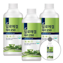 알로에겔 베라 250 오리지널, 1000ml, 4개