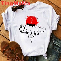 아바타 물의길 피규어 용품 아바타 The Last Airbender T 셔츠 여성 Appa Tshirt Funny atar Graphic Te, 01 87178_01 XXS