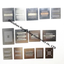 15 개/몫 전체 세트 BGA Reballing 스텐 슬은 DDR, [02] 14pcs stencil