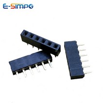 짧은 프로파일 단일 행 스트레이트 PCB 암 핀 헤더 소켓 커넥터 2.54mm PH5 1X2P 5P 6P 10P 15P 40P Rohs 금도금 10 개, 20P