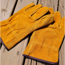 진성현미 고위험 작업용 천연가죽 장갑