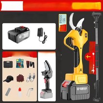 야마하 고성능 일제 무선 전동 만능팔 가위 리튬 충전 전지 고지 전정, 80mm익스텐션배터리1개