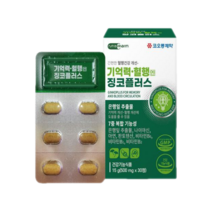 코오롱제약 징코플러스 은행잎추출물 혈액순환 뇌 에좋은 기억력 영양제 혈행개선, 30정, 1통