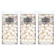 퀄리티 스프링클 8mm 화이트 펄 70g, 3개