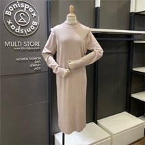 셀러허브 1 보니스팍스 NC02 반폴라 기본 니트 원피스 2 A48KO120