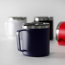 바보사랑 아웃백V2 보온보냉 캠핑 머그컵 420ml.키친몰링, 레드