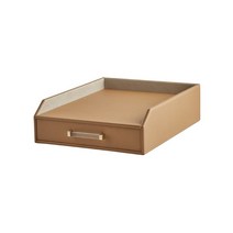 [까사미아] 무이 A4수납 정리함_탄, 무이-A4수납정리함, 1개