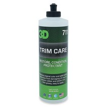 3D Trim Care 색이 바랜 및 칙칙한 플라스틱 고무 트림 및 범퍼의 복원기 - 표면을 원래 외관으로 재생 - 오래 지속되는 광택 및 보호 기능 473.2ml(16온스)