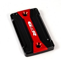 스즈키 gsr 750 400 600 gsr750 gsr400 gsr600 오토바이 드레인 플러그 엔진 오일 필러 캡 프론트 브레이크 액 리저버 커버, 1 리저버 캡-레드, 1개