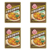 오뚜기 백세발효강황카레 순한맛 대용량 식당 업소 자취 1인가구 80g, 4개