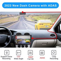 자동차 차량 블랙박스DVR Dashcam 차량용 카메라 안드로이드 자동 비디오 레코더 ADAS USB 대시 캠 블랙 박, 한개옵션0