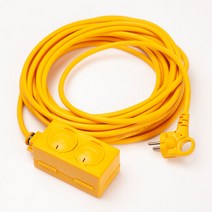 반딧불테크 전기 연장선 리드선 산업용 작업선 캠핑 2구 3구 9m 17m 25m 45m, 1개, 2구 17m