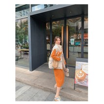 루즈핏 니트 드레스 여성 롱스웨터 스커트 롱원피스 오피스원피스 하객룩