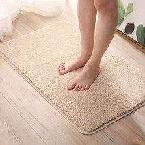욕실 발매트 주방 현관 싱크대 부엌 호텔 러그 극세사 면 미끄럼방지 카페트 호텔발매트 푹신한 주방러그 북유럽 욕실미끄럼방지매트 미끄럼방지패드, 아이보리