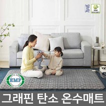 EGS 그랜핀 블루오션 탄소 온수 매트 싱글 더블 침대 온열 슬림 1인용 2인용 거실 전기 매트 장판, 혼합, 더블-원난방