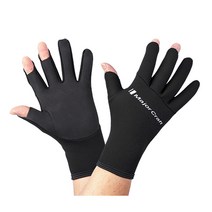 메이저크레프트 티타늄코팅 3컷 글러브(블랙/네이비) MCTG3-3/낚시장갑/3컷장갑