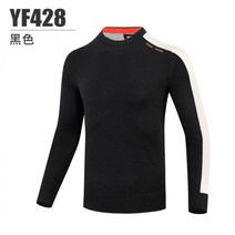 137803 PGM 봄 가을 골프 의류 남성 긴팔 티셔츠 라운드 넥 두꺼운 따뜻한 스웨터