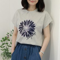 [웬디즈갤러리]썬플라워 반팔 티셔츠 FTS126