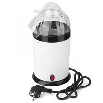 팝콘메이커 미니팝콘기계 가정용팝콘기계 팝콘제조기1200W 팝콘 메이커 미니 전기 송풍기 자동 기계 소용돌, 한개옵션0