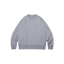 챔피온 ASIA 엘보 패치 기모 모크넥 스웨트셔츠 NORMAL GREY CKTS2F320G2