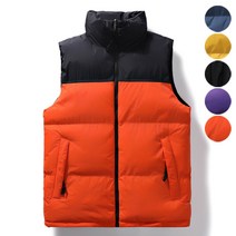 Sevenmoon 남성오리털 복 베스트 조끼 S-3XL