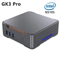 미니PC 미니컴퓨터 소형 초미니 MINI PC GK3 Pro GK3V 미니 인텔 셀러론 J4125 N5105 윈도우즈 11 DDR4 8GB 128GB 16GB 512GB WIFI5, Celeron J4125, EU, 8GB 256GB SSD