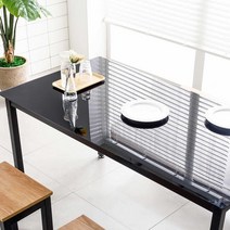 Sunshine 교체용 책상 강화유리 상판 책상상판 테이블 1200X800, 블랙