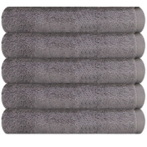 송월타월 호텔 컬렉션 플로우 44 수건 210g 30수 뱀부얀, 진회색 색상, 50개