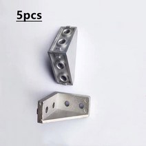 2040 T 그루브 EU 표준 알루미늄 프로파일 압출 100mm-1000mm 길이 가이드 DIY3D 프린터 작업대용, 04 Connector 5pcs_09 500mm