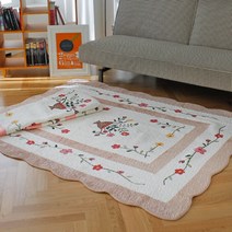 메르시데코 르블랑 극세사 거실 러그 카페트