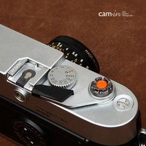 셔터릴리즈 카메라 리모컨 릴리즈 12mm 캠 인 릴리스 셔터 버튼 Leica Contax Fujifilm CAM9117 오렌지 플, 한개옵션0