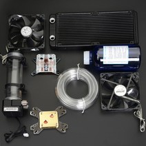 커스텀 수냉 syscooling water cooling kit for pc soft tube compatible intel amd cpu socket with gpu, 협력사