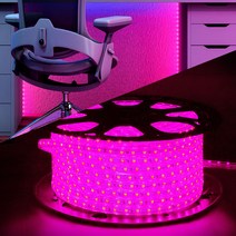 LED 칩형 플렉시블 논네온 50m단위 줄네온 네온사인, LED칩형 플렉시블50m_핑크