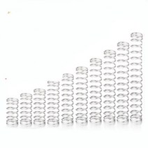 태엽 스프링 인장 볼트 코일 금형 스파이럴 대형 용수철 0.5mm 스테인리스강 초소형 압축 외경 3mm4mm5mm6mm7mm8mm9mm10mm12mm 길이 10mm 50mm, 9mm 10개, 10mm