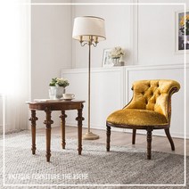 디앤홈 FM 원형 부부 테이블 브라운 거실 소파 높은 탁자 쇼파 커피 원목 엔틱 가구, 상세페이지 참조