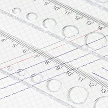 투명 15cm 원형 도형 직자, 본상품, 상세페이지 참조