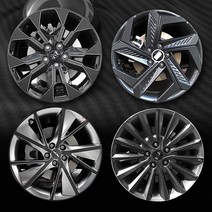 JS automotive 싼타페DM 18인치 타이어 휠 튜닝 카본 홀로그램 빛반사 데칼 스티커 마스크 랩핑 시트지 필름 익스테리어 용품, L타입