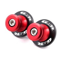 Suzuki GSR 750 600 400 GSR400 GSR600 GSR750 8MM 오토바이 액세서리 CNC 알루미늄 M8 스윙 암 스풀 슬라이더 스탠드 나사, 8MM red