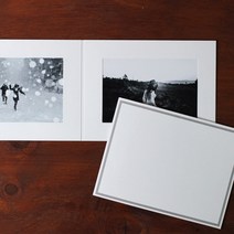 5x7 양면액자 (가로형), 네이비, 네이비
