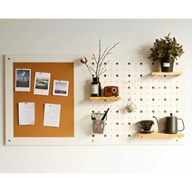 페그보드 우드타공판 대형판넬 후크 스탠드 책상 철판, A 60X120cm