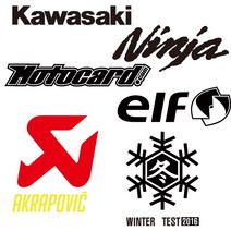 Kawasaki 가와사키 데칼 elf motocard ninja 스티커, 선택-1, 대, 블랙