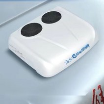 무시동에어컨 천장형 일체형 차박 화물차 탑차 트럭 24v 에어컨 최신형 듀얼배기팬, 화이트