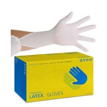 라텍스 AVEO 글러브_의료용 실험용 조리용, XS