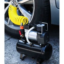 소형 콤프레샤 에어 공기 압축기 휴대용 12v 220v, 자동차 12Vx실린더2.5L x자동패키지