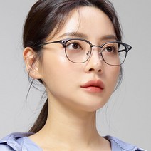필립아츠 안경테 5045-C334 하금테 사각 오버핏 패션