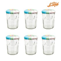 [기획구성]르파르페 유리 잼병 385ml 6P, 없음