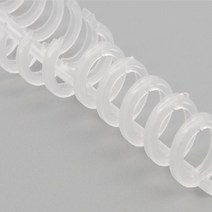 1+1 플라스틱 제본링 제본 와이어링 책스프링 제본스프링 / 색상선택, 투명, 28.2cm
