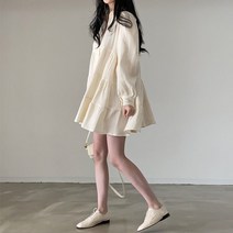 여성 가을 원피스 롱 빅사이즈 쉬폰